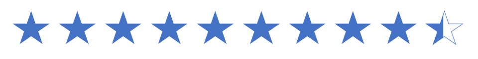 94% stars graphic
